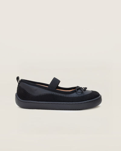 Ballerine Barefoot Enfant - Ella Black Swan
