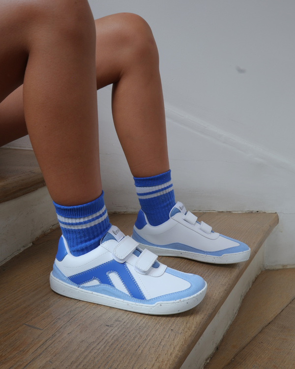 Children's Barefoot Sneakers - Mimi-Siku Azur