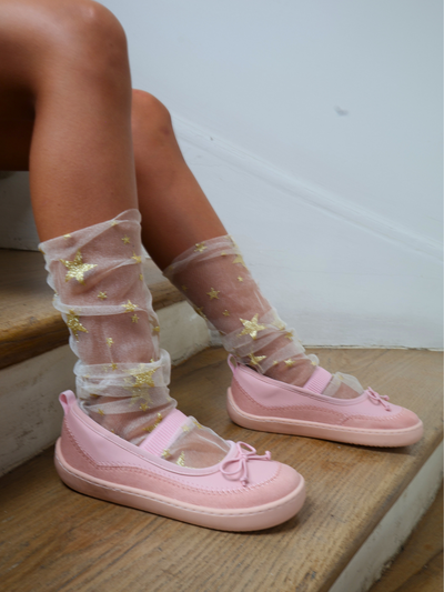 Barefoot Mary jane shoes for Kids - Ella Cupcake