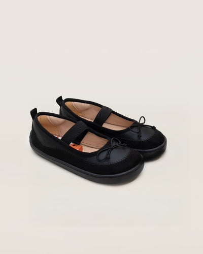 Ballerine Barefoot Enfant - Ella Black Swan